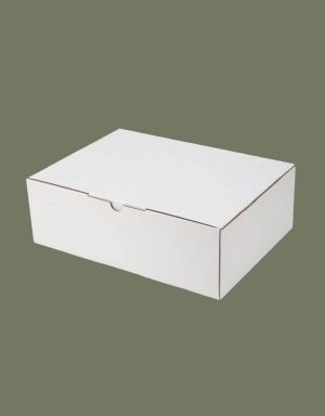white cardboard boxes